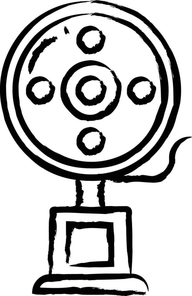 Award hand drawn vector illustration