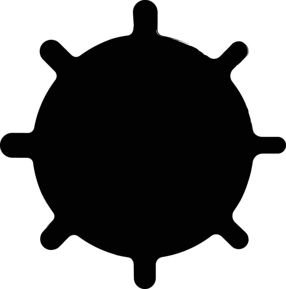 Virus hand drawn vector illustration