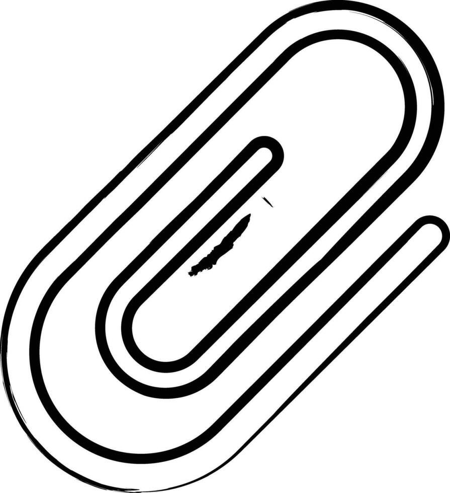 Attach hand drawn vector illustration