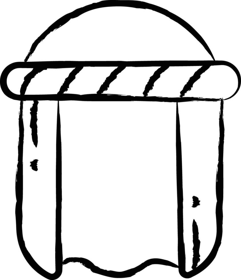 Turtle hand drawn vector illustration