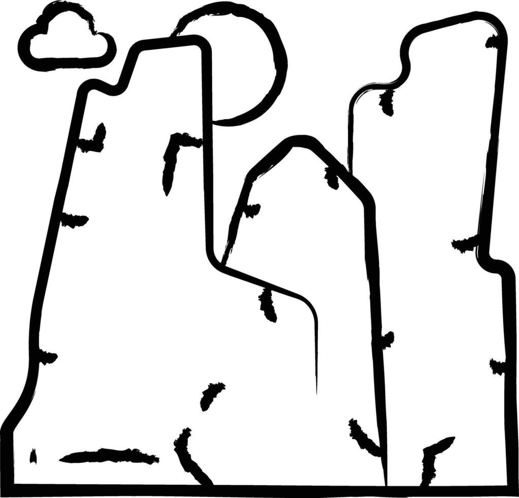 cañón mano dibujado vector ilustración