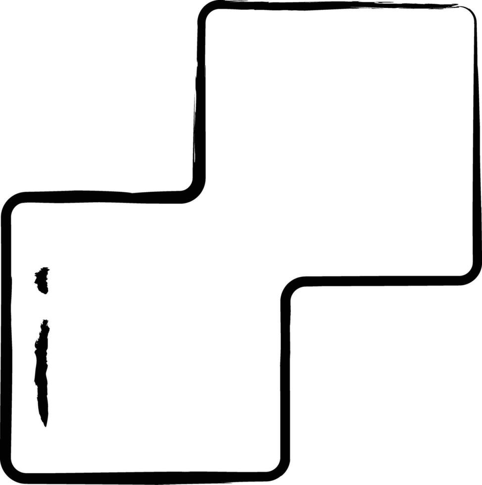 Unite tool hand drawn vector illustration