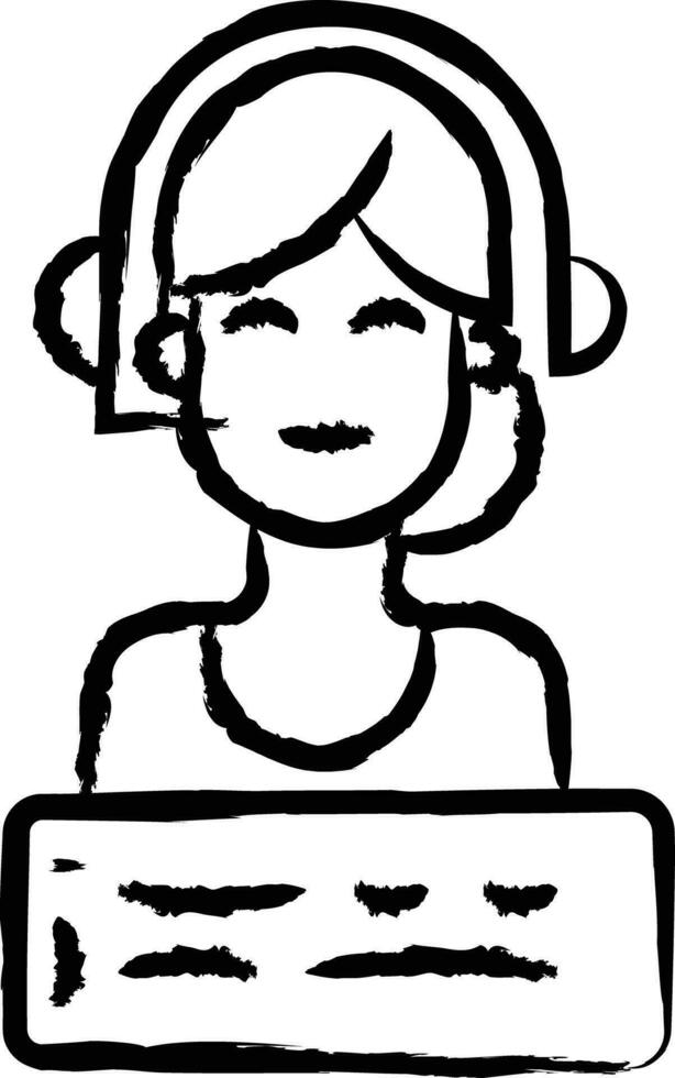Order list hand drawn vector illustration