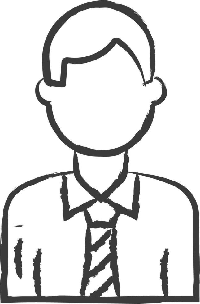 Teacher hand drawn vector illustration