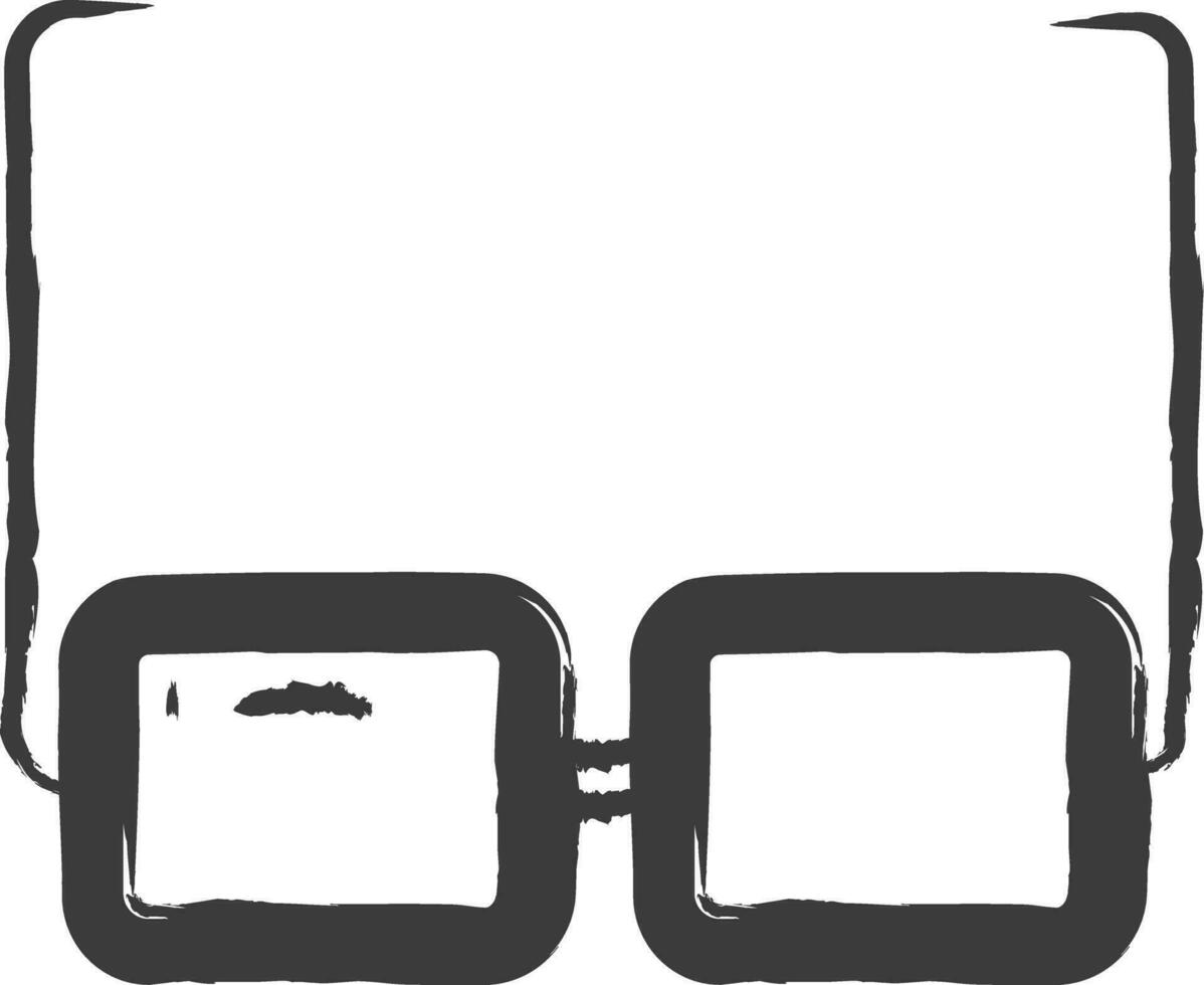 eyeglass hand drawn vector illustration