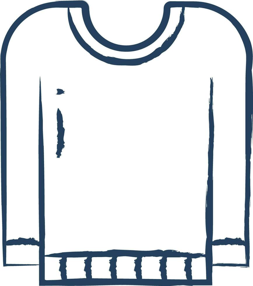 Sweater hand drawn vector illustration