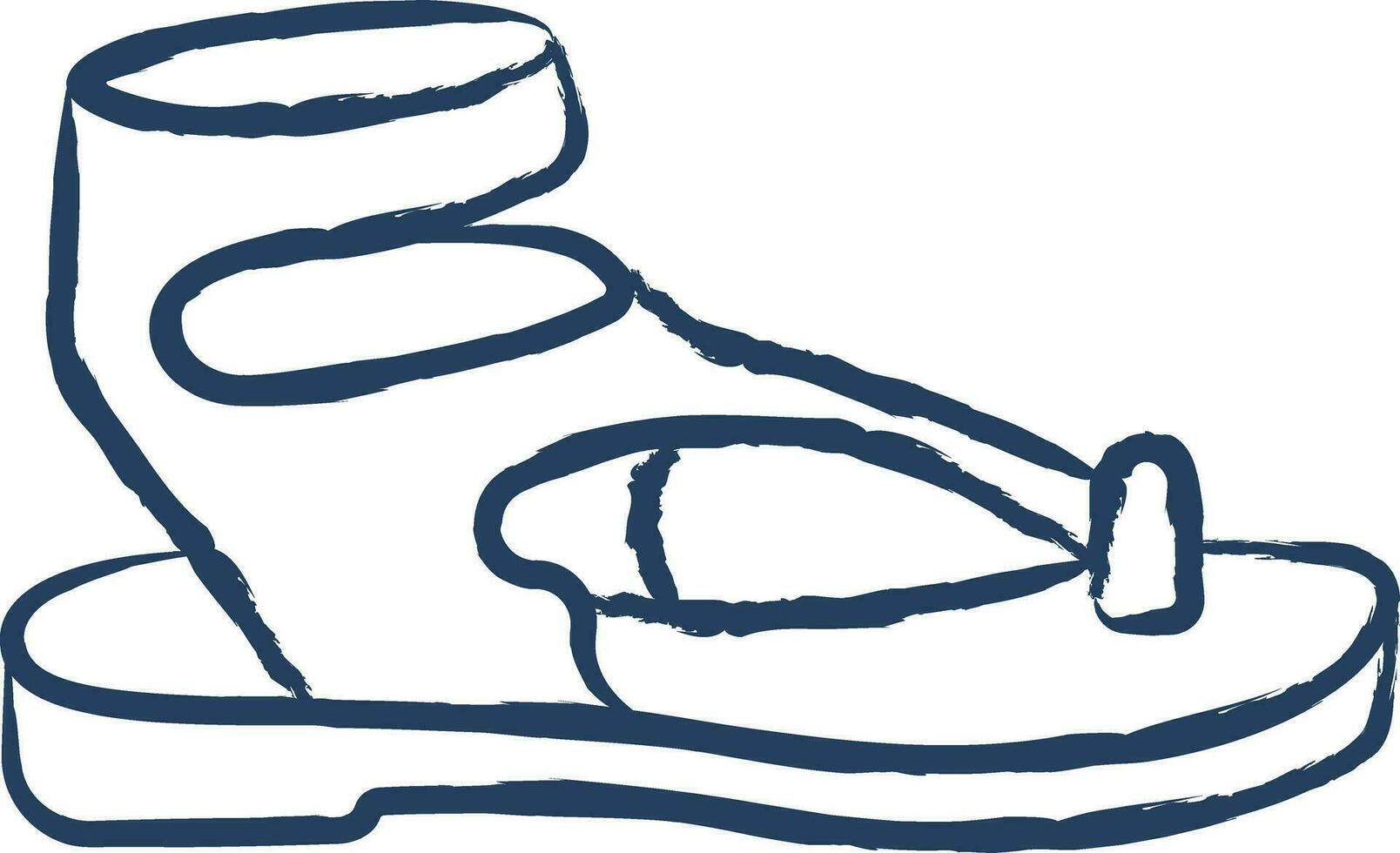 woman Footwear hand drawn vector illustration