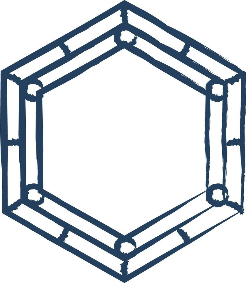 Frame hand drawn vector illustration
