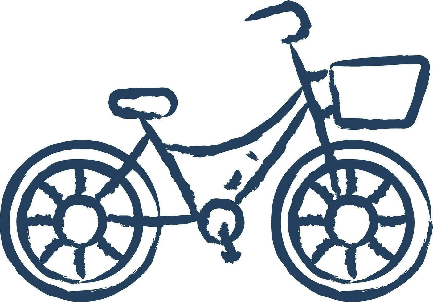 bicicleta mano dibujado vector ilustración