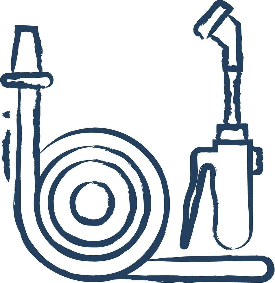 Watering Wand hand drawn vector illustration