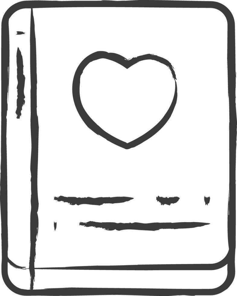 Album hand drawn vector illustration