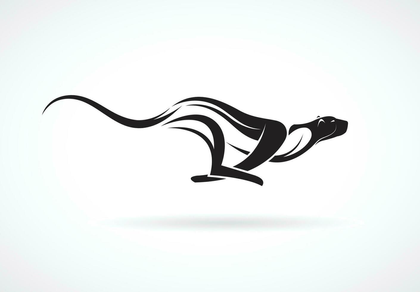 Vector of cheetah design on white background. Wild Animals. Easy editable layered vector illustration.