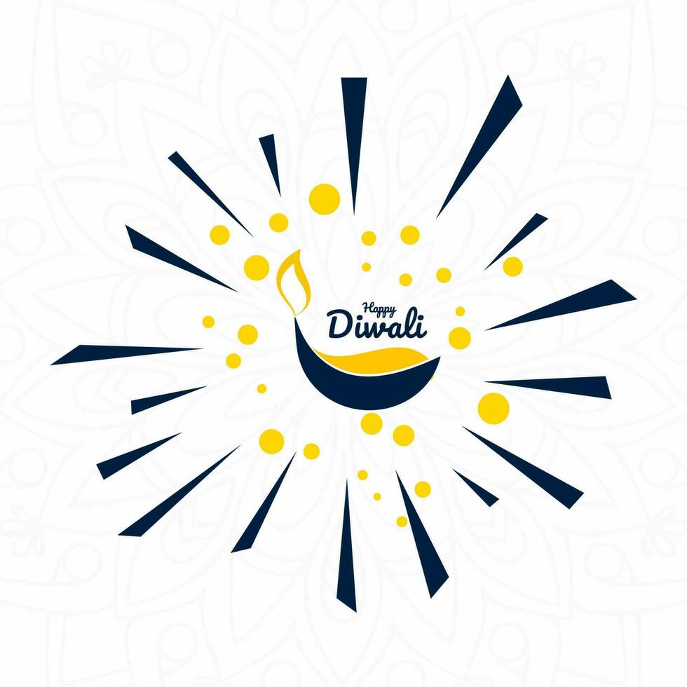 diwali festival design vector