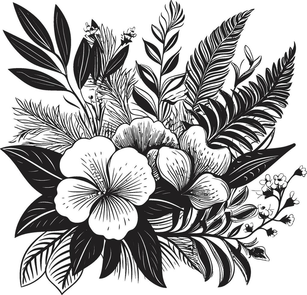 negro vector floral diseño un versátil icono ese lata ser usado en ninguna diseño negro vector floral diseño hacer tu diseños brillar