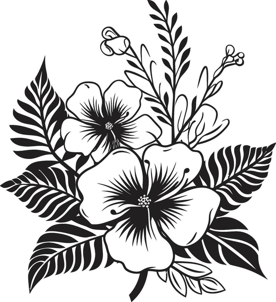 negro vector floral icono traer tu diseños a vida negro vector floral icono un maravilloso icono para ninguna diseño