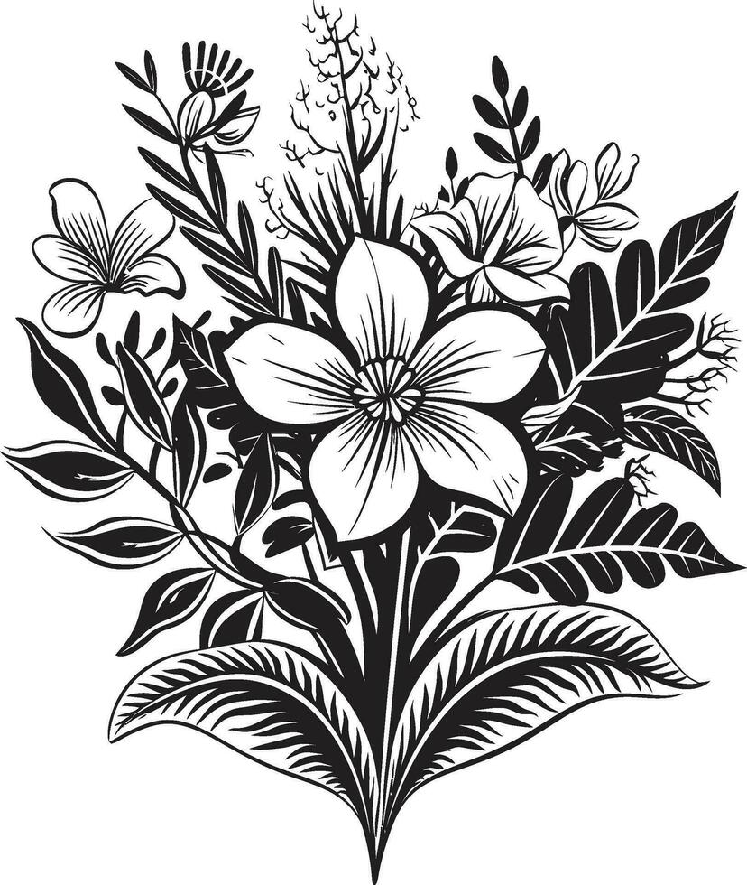 versátil y elegante negro vector floral icono negro vector floral icono un debe tener para ninguna diseño