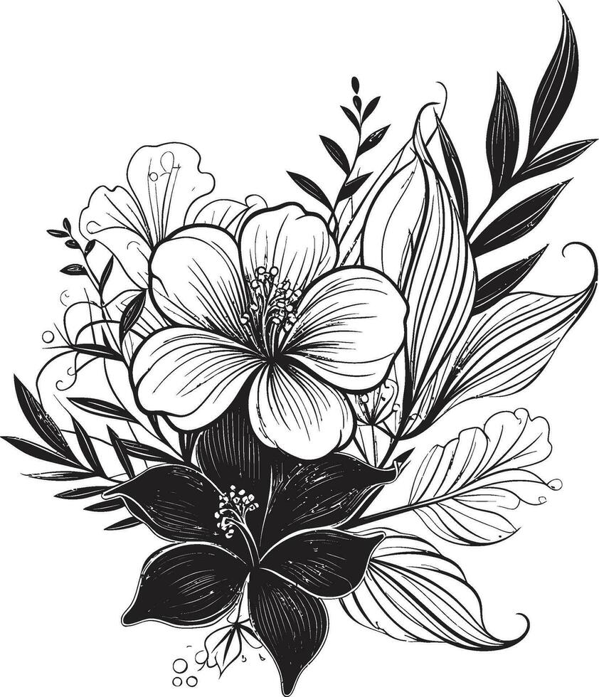 negro vector floral icono un versátil y elegante icono para ninguna diseño decorativo floral diseño icono un negro vector icono ese será hacer tu diseños florecer