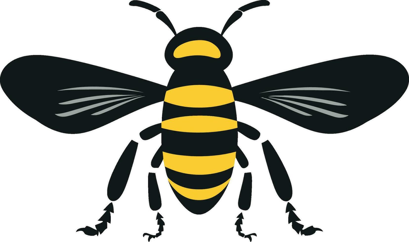 Serenity Sentinel Monochrome Insect Icon Minimalistic Defender Majesty Iconic Design vector