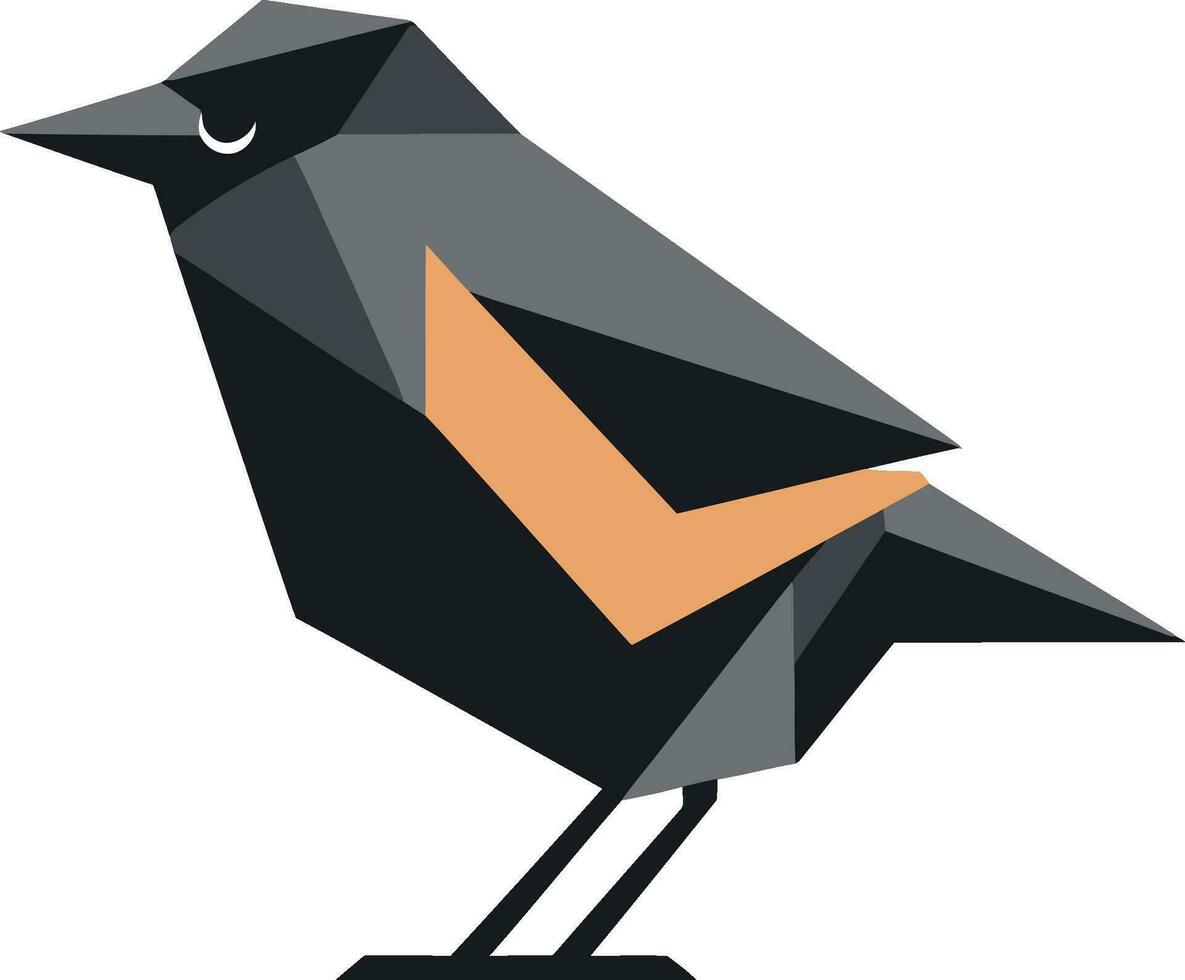 icónico aviar armonía emblemático diseño majestuoso melodía en vuelo negro vector icono