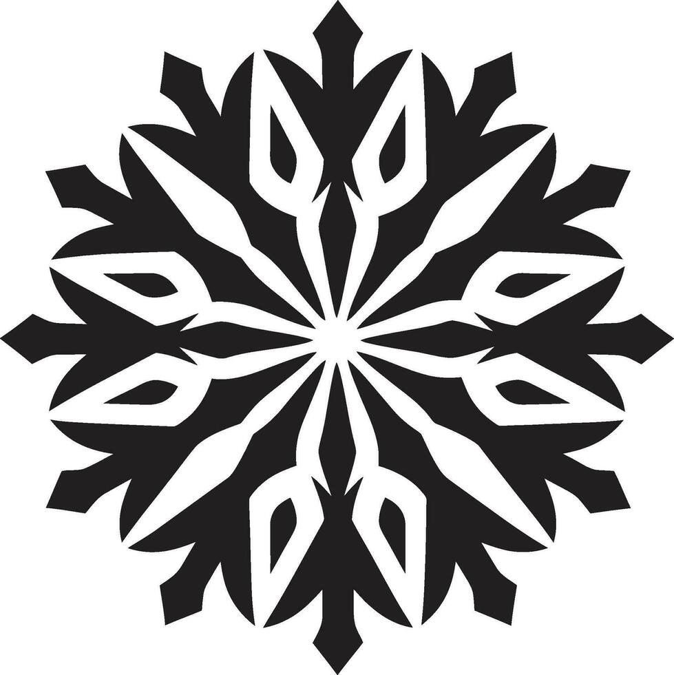 Natures Serenade Majesty Snow Logo Emblem Elegant Frost Ambassador Stylish Symbol vector