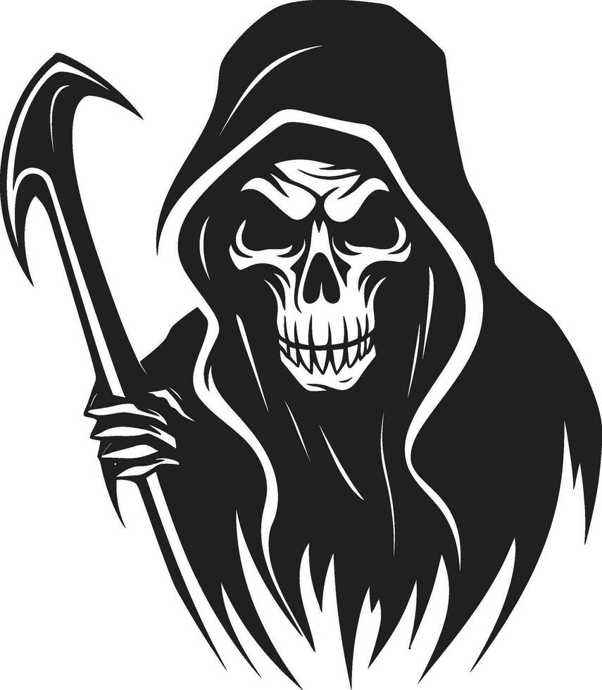 Simplistic Serenity Reaper Symbol Art Noble Emissary of the Abyss Black ...