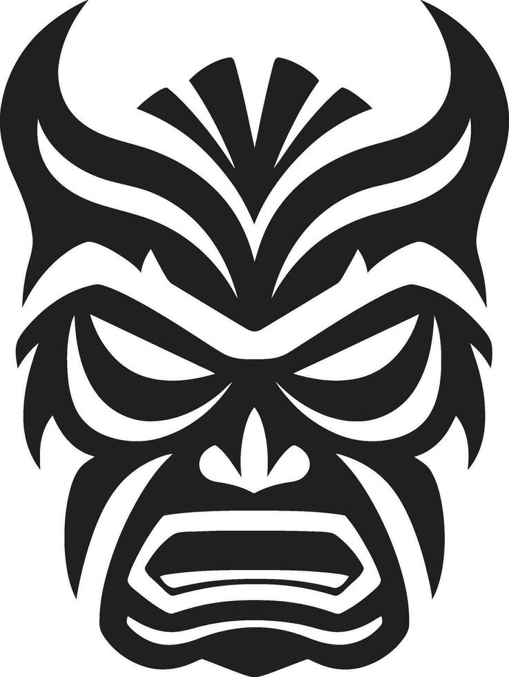 emblemático serenata a tradicion monocromo icono eterno esencia de tribal Arte elegante emblemático emblema vector