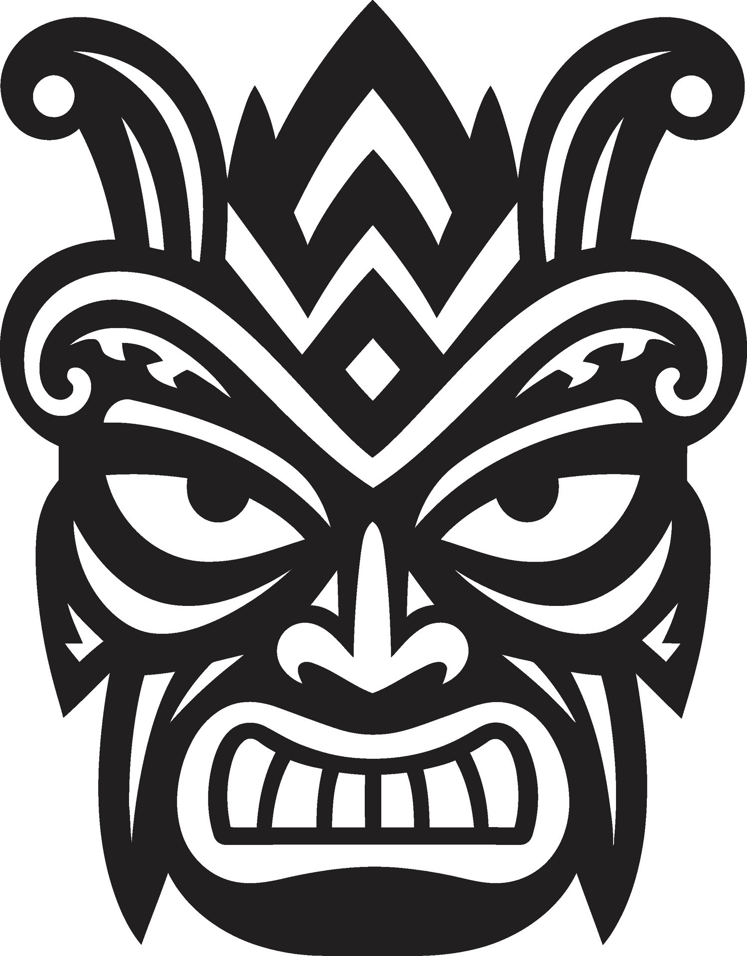 Regal Emblem of Cultural Legacy Modern Black Icon Serenity in 