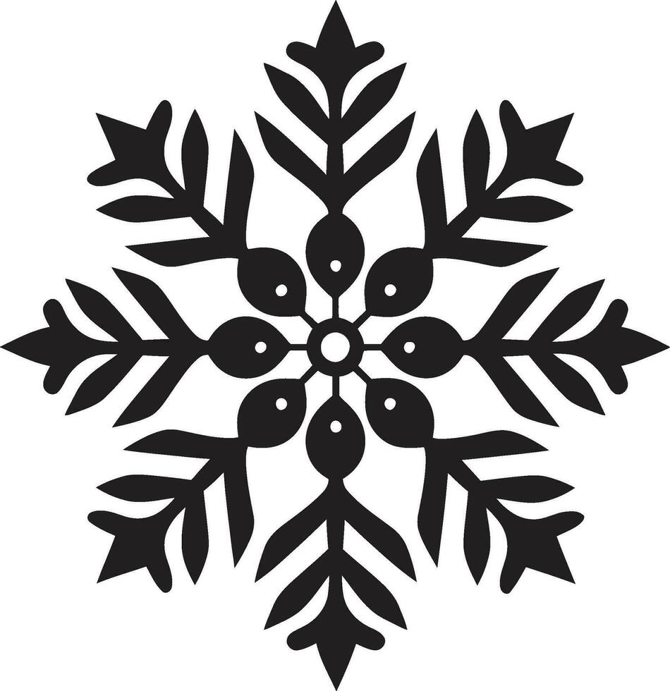 real elegancia en monocromo vector nieve Arte serenata en negro y blanco emblemático emblema