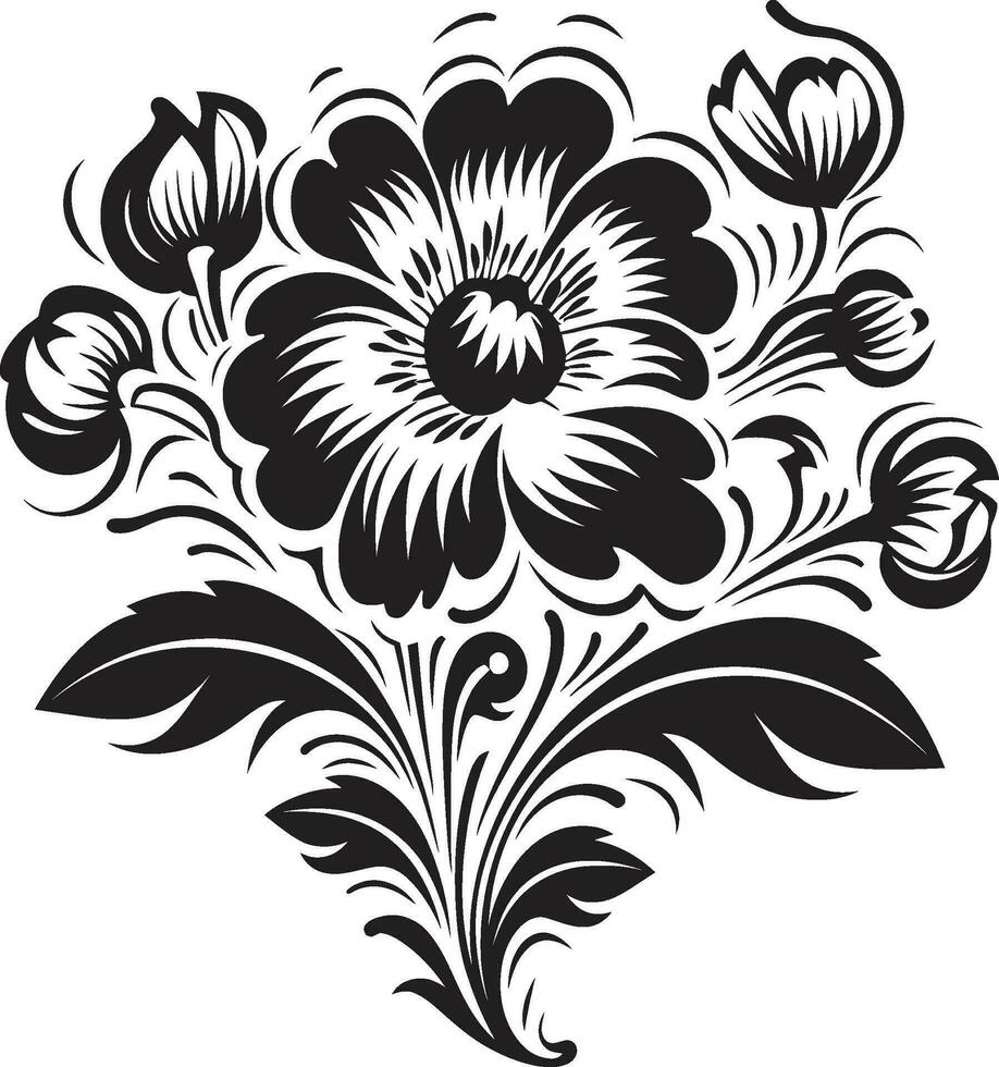 Universal Floral Icon Versatile Floral Icon vector