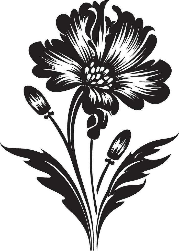 Scalable Floral Icon Vector Floral Icon