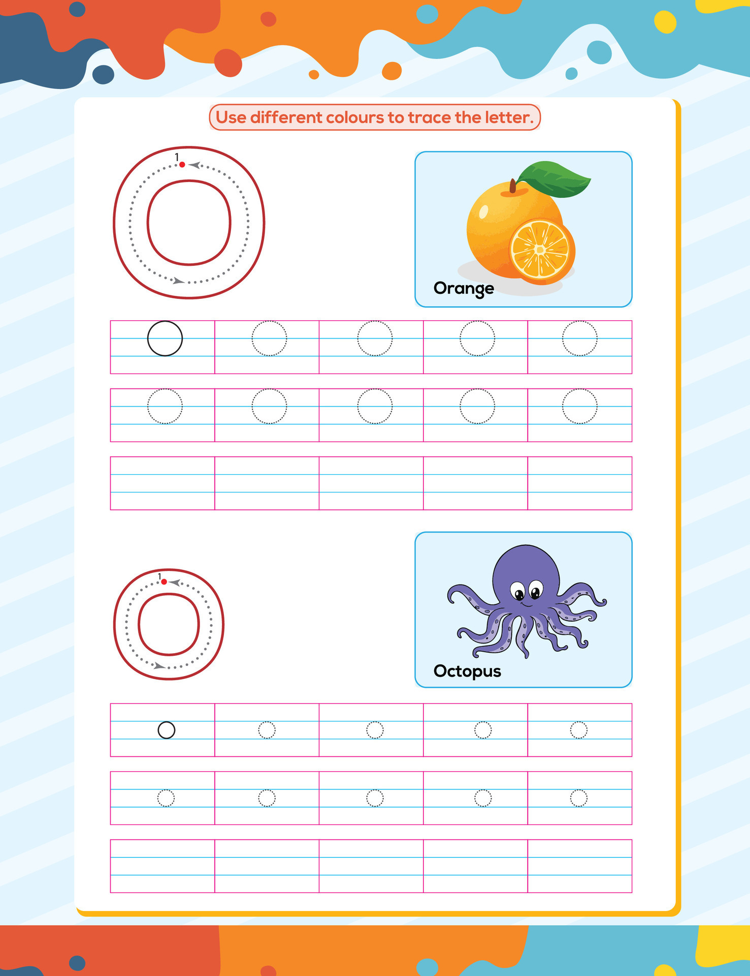 Letter & Number Tracing Book, Preschool Worksheets & Teaching