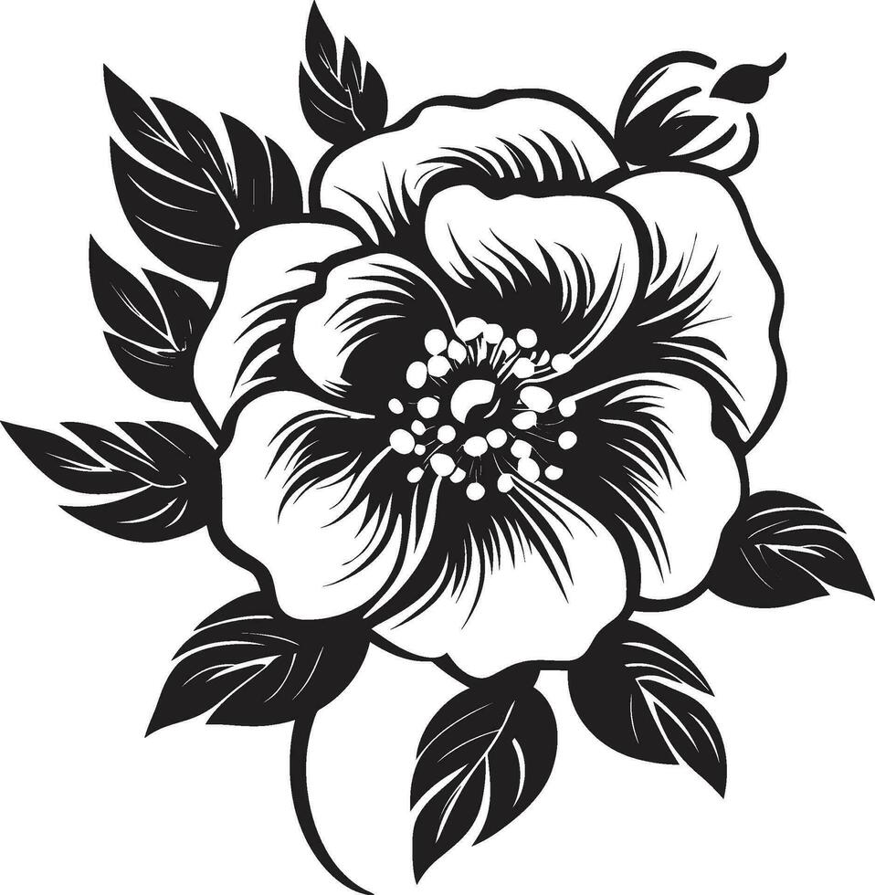 Adaptable Floral Icon Scalable Floral Icon vector