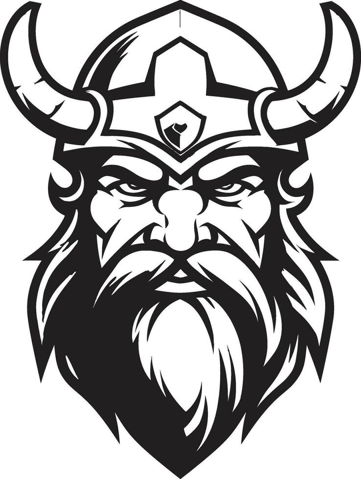 asaltantes de valor un poderoso vikingo emblema el valquirias favor un femenino vikingo mascota vector