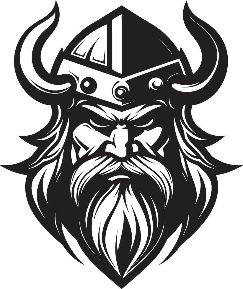 Nordic Navigator A Seafaring Viking Symbol Raiders of the Night A Stealthy Viking Mascot vector