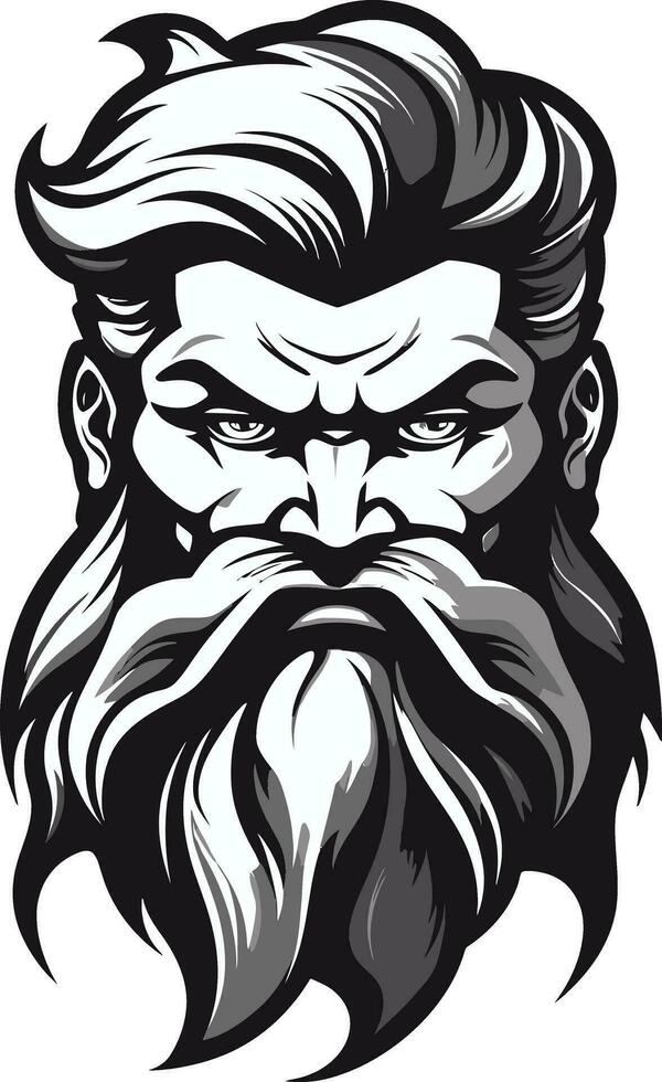 Robo Rascal The Compact Mascot Icon in Action Mystical Micro Manager The Sleek Robot Mascot vector