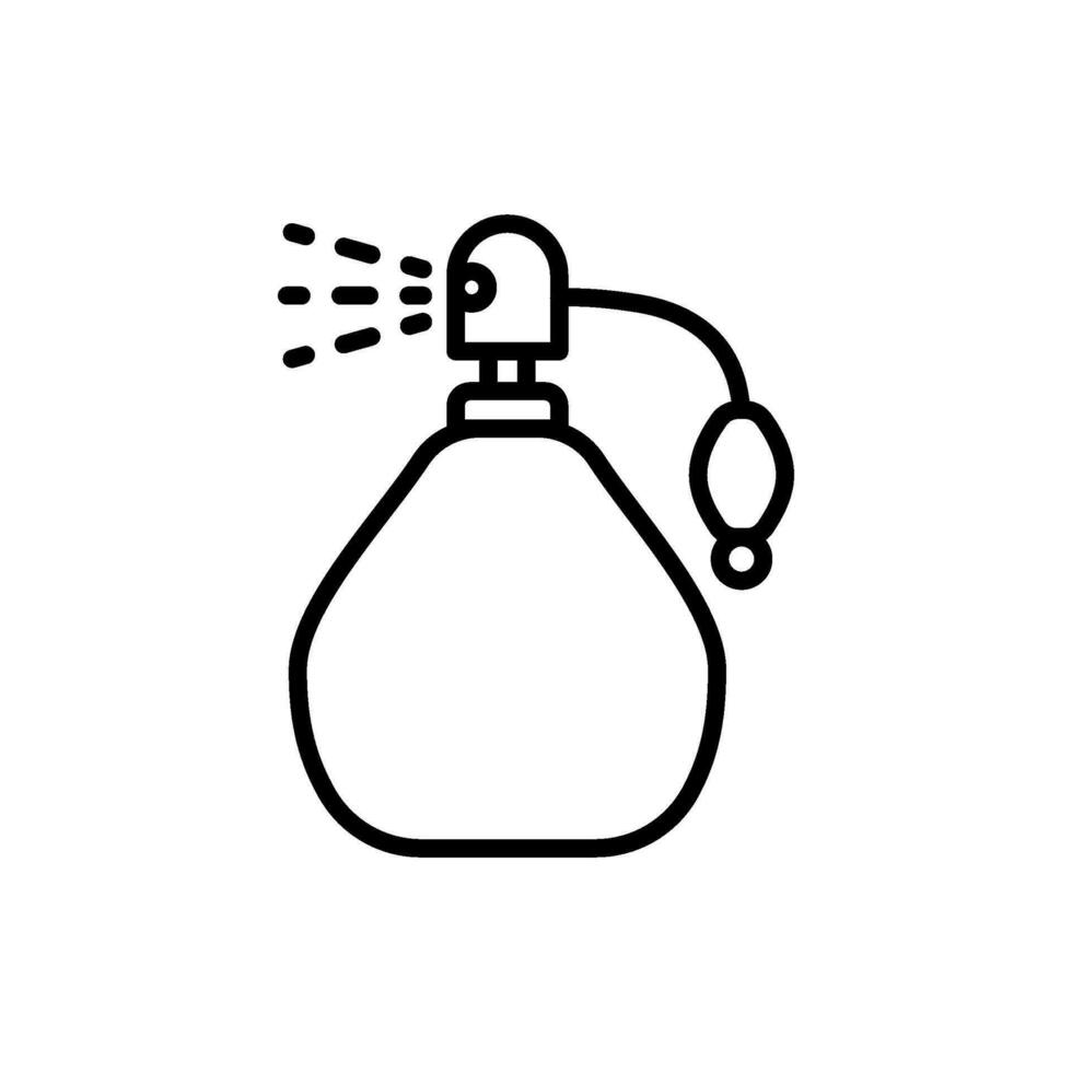 perfume vector icono en línea estilo