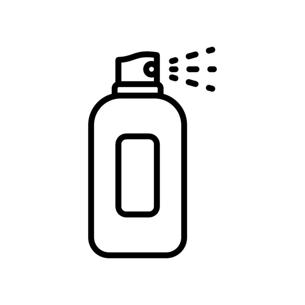 deodorant vector icon in line style