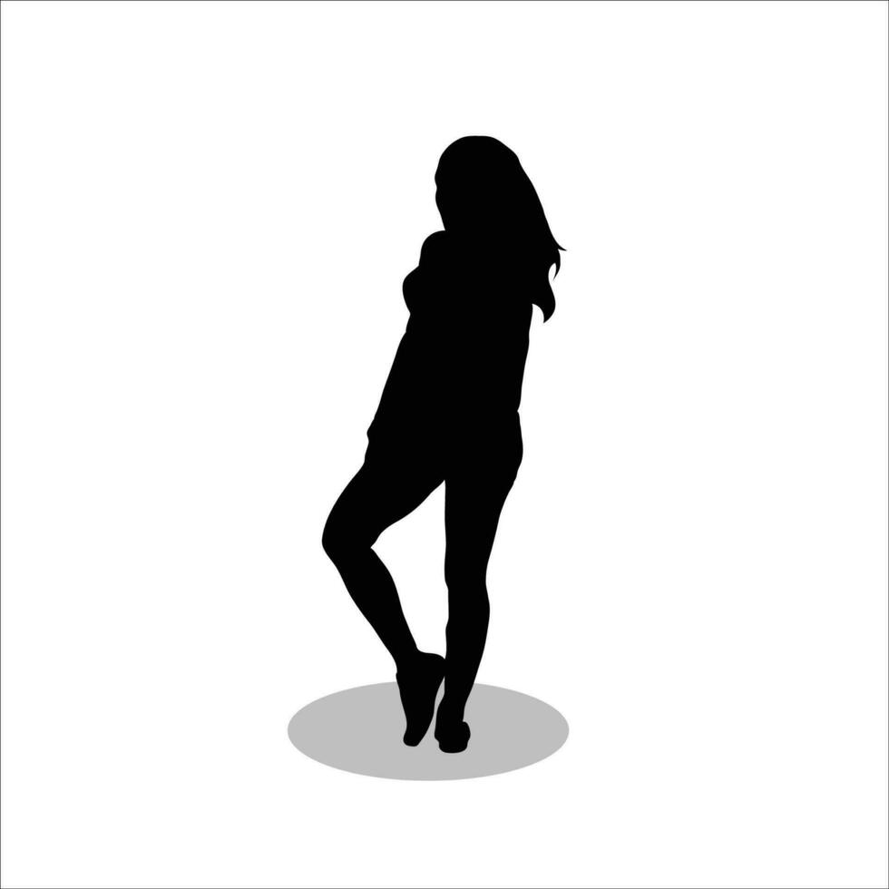 Woman silhouette vector