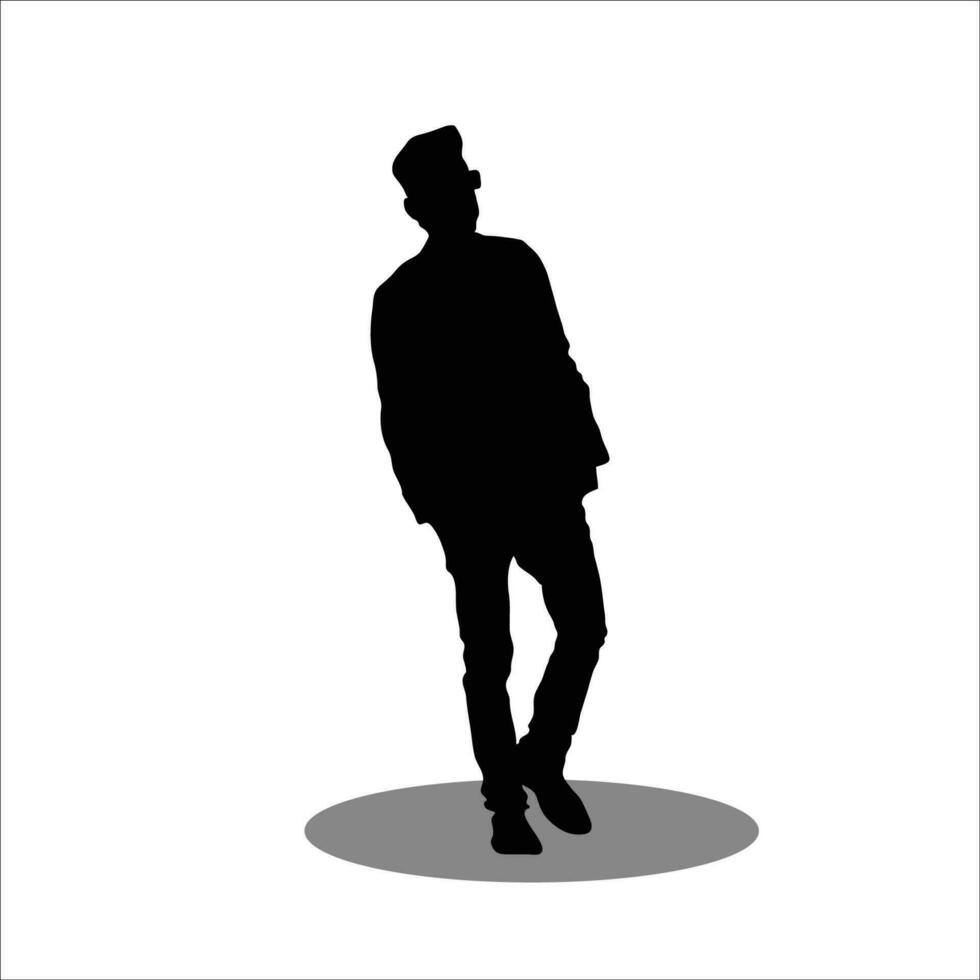 Men silhouette vector