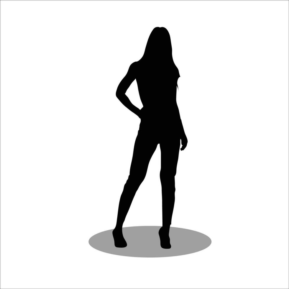 Women silhouette vector