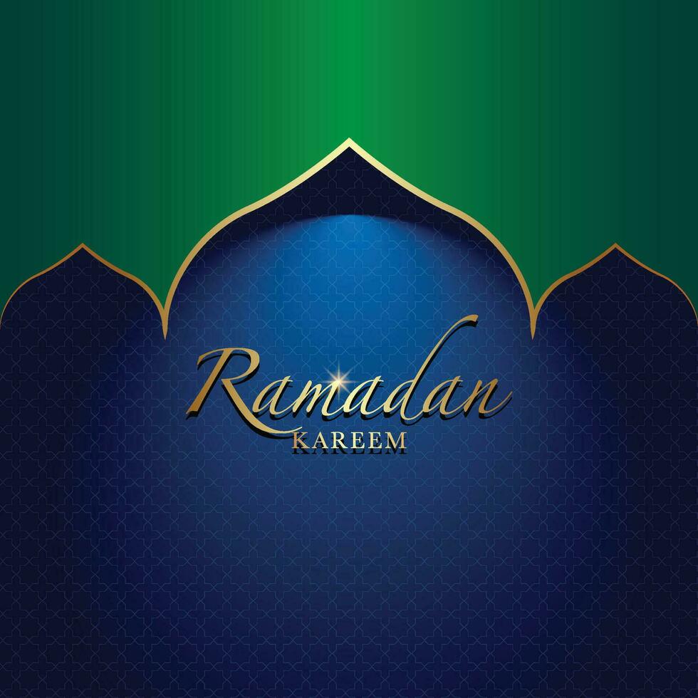 Ramadan Kareem poster design. vector illustration for islam fasting festival event