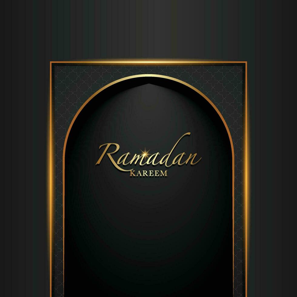 Ramadan Kareem poster design. vector illustration for islam fasting festival event