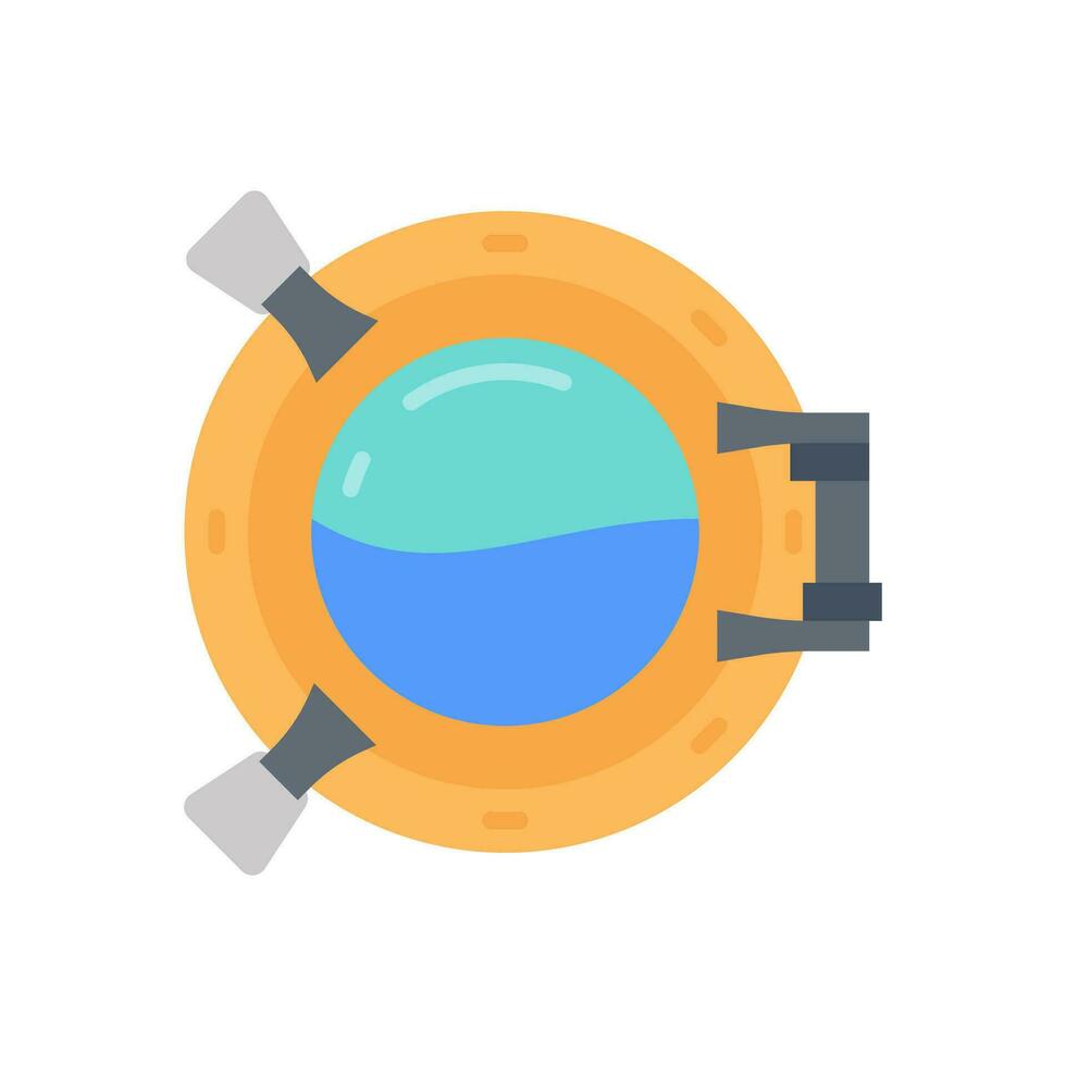 Porthole icon in vector. Illustration vector