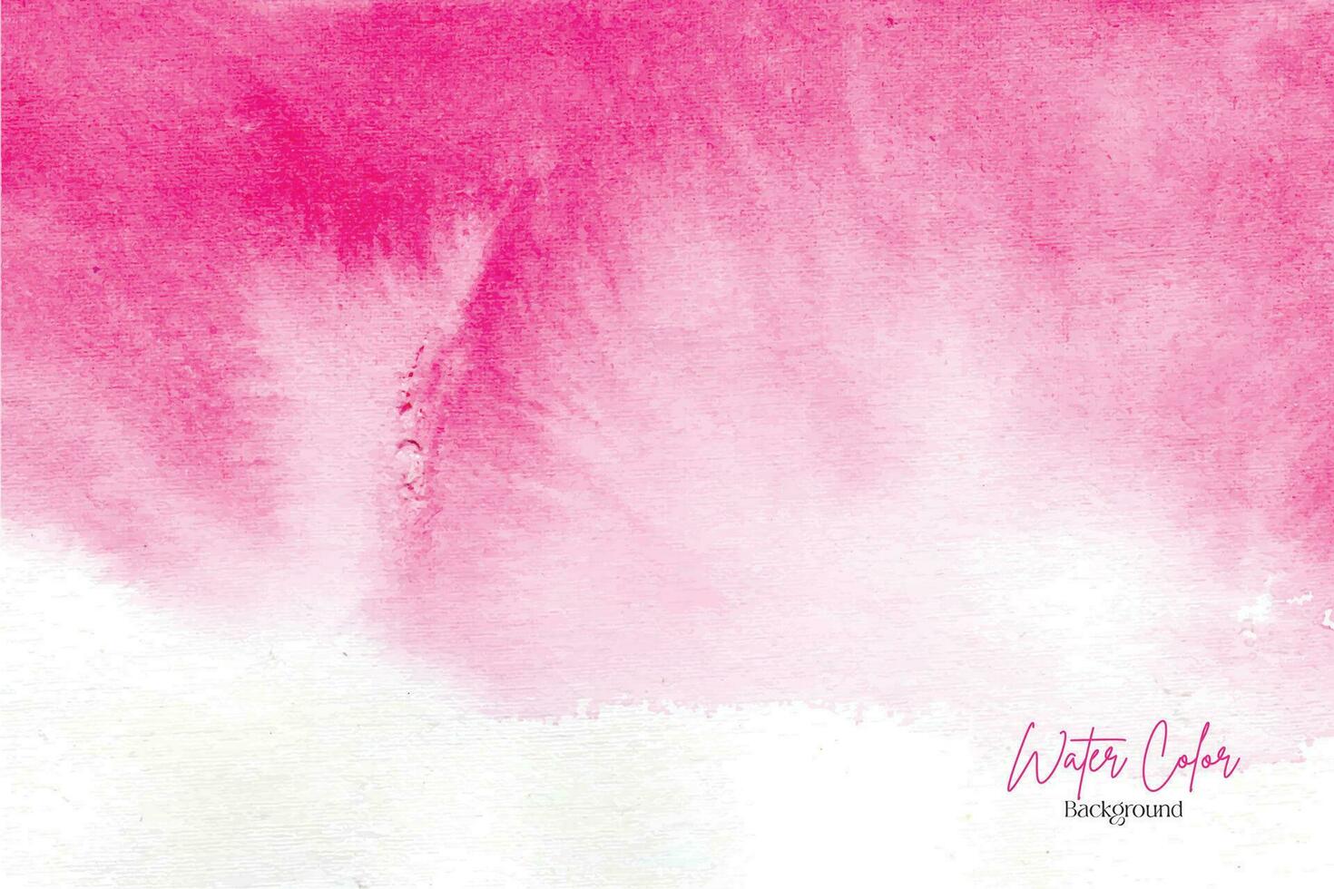 Hand painted watercolor Light pink and clouds, abstract watercolor background, vector illustration