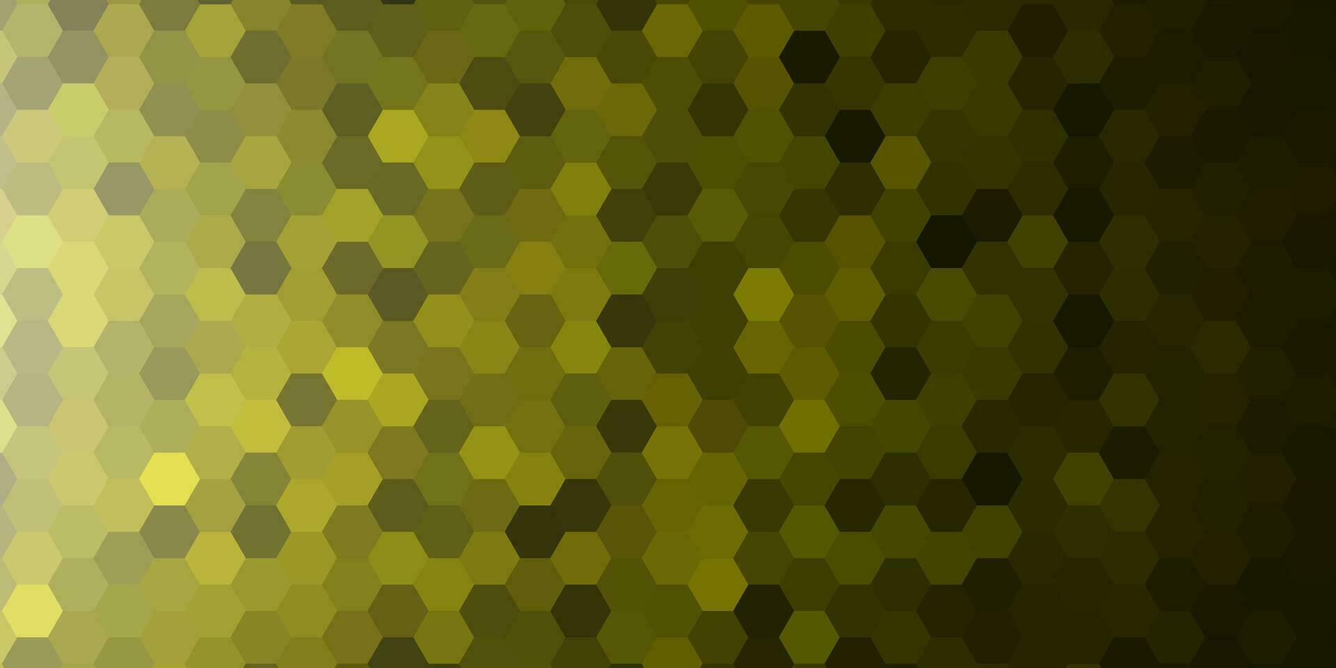 verde amarillo hexágono geométrico antecedentes vector