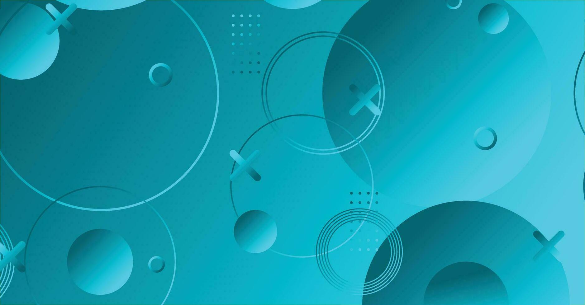 Abstract colorful geometric background. Blue elements with gradient vector