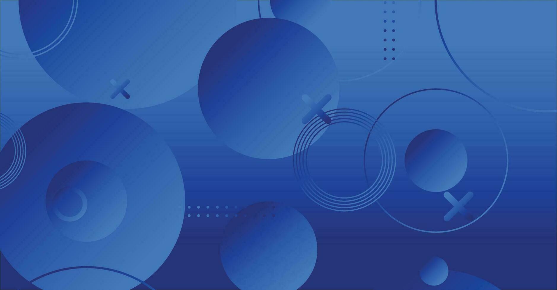 Abstract colorful geometric background. Blue elements with gradient vector