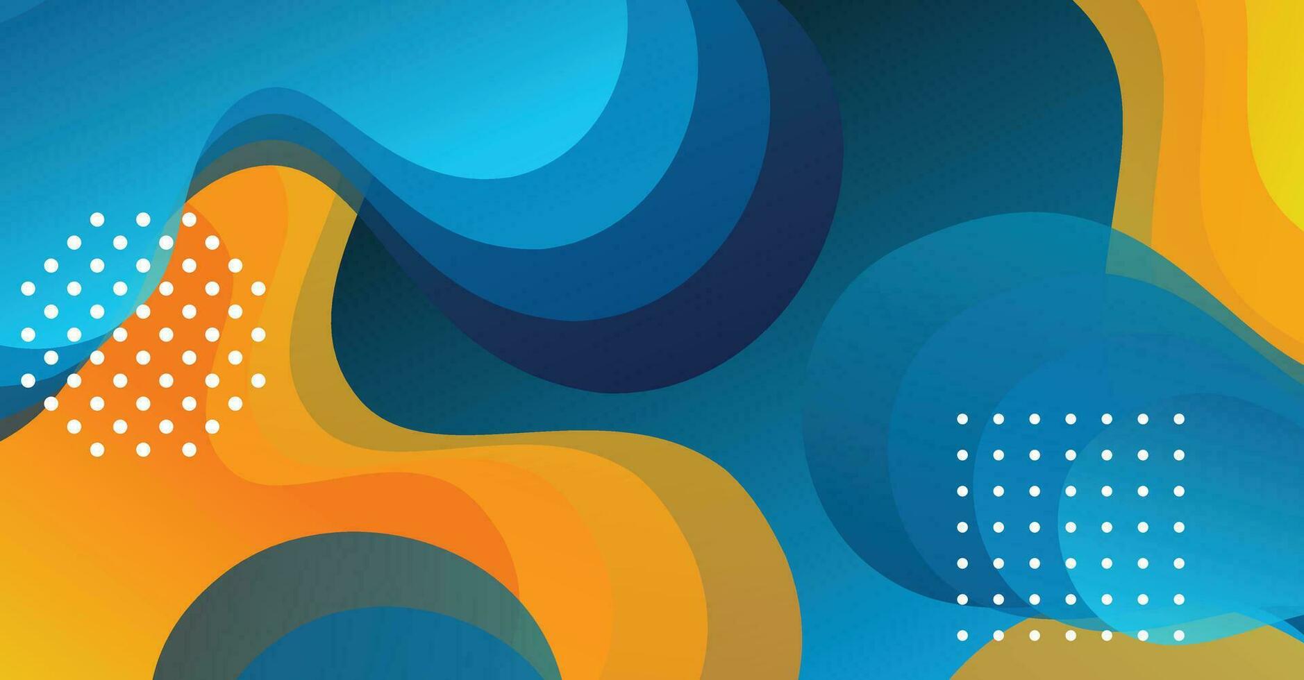 Abstract liquid wave background with colorful background vector