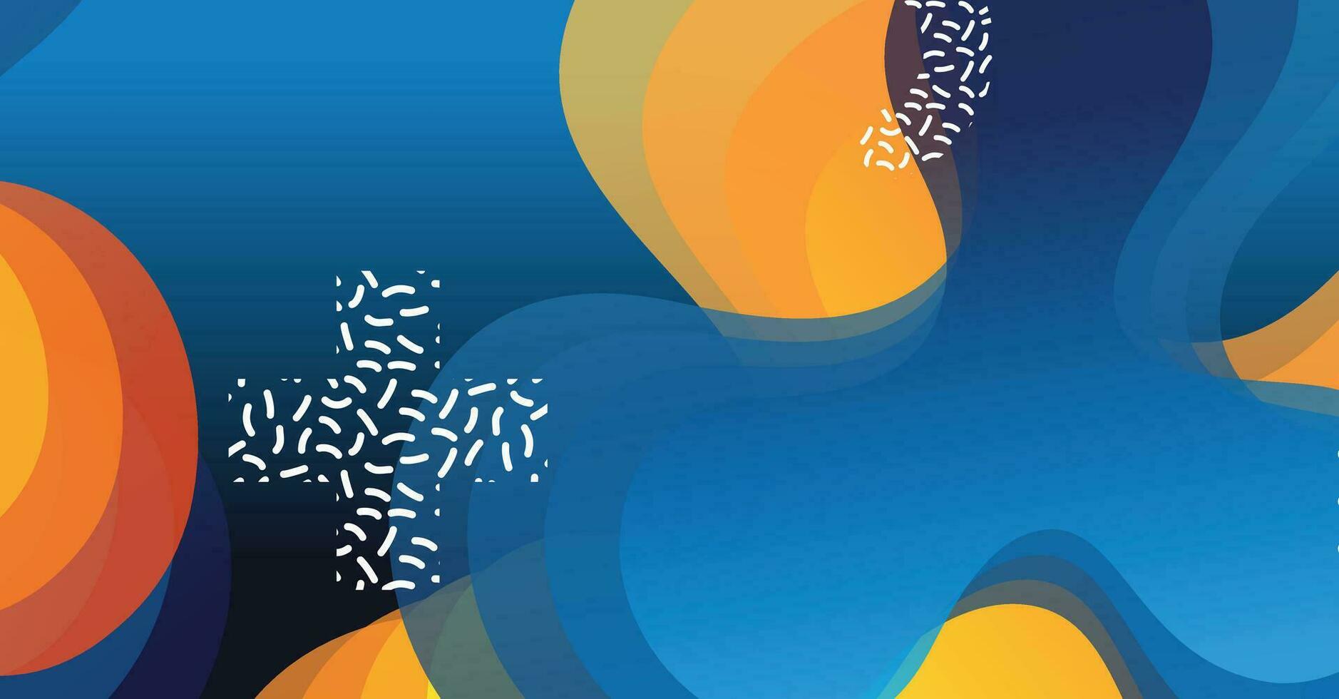 Abstract liquid wave background with colorful background vector