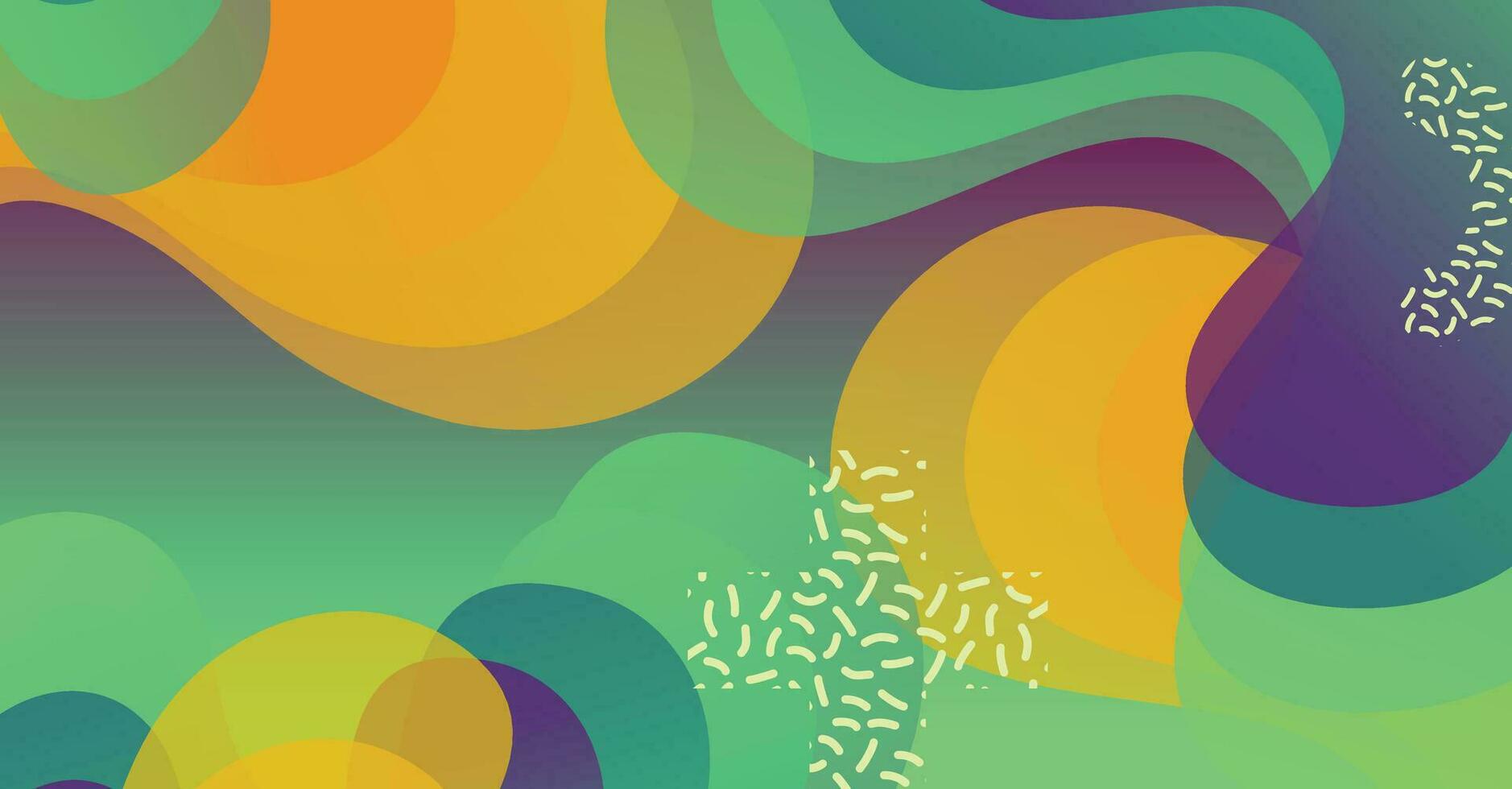 Abstract liquid wave background with colorful background vector